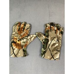 Outfitters Ridge Men's Fleece Lined Camo Snow Gloves For Cold Weather M/L Size